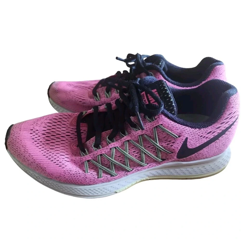Nike Zoom Pegasus 32 Running Shoes Athletic Pink Sneakers Size‎ 7.5